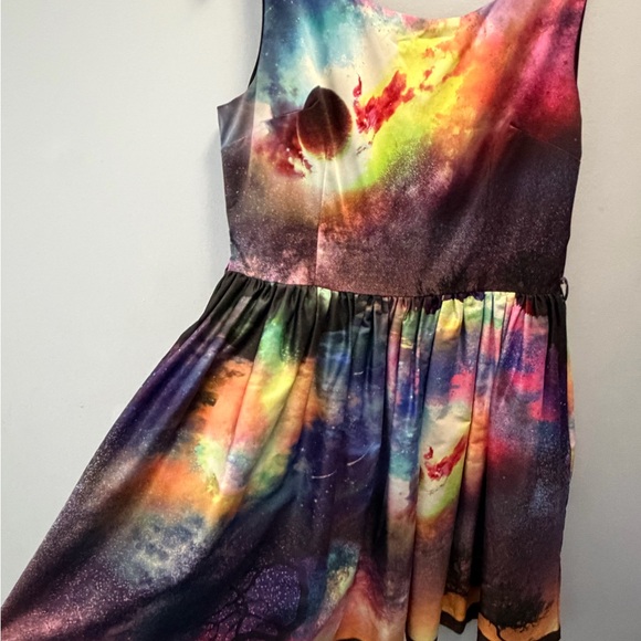 Lindy Bop Dresses & Skirts - LINDY BOP Colorful Galaxy Print Dress